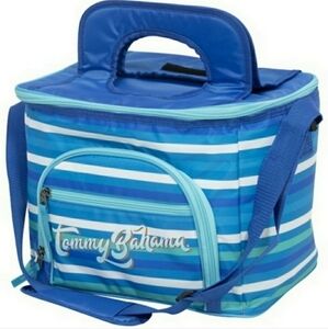 Tommy Bahama Blue Striped Cooler Bag